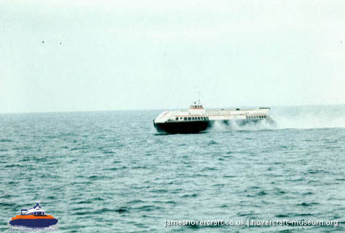 Vosper-Thornycroft VT1 in service -  (credit: The <a href='http://www.hovercraft-museum.org/' target='_blank'>Hovercraft Museum Trust</a>).